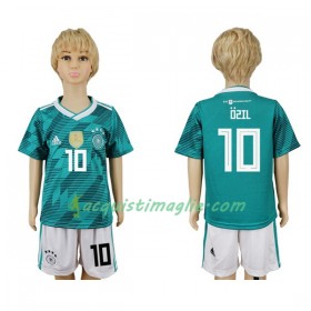 Divisa di Calcio Germania Özil 10 Bambino Trasferta Mondiali 2018